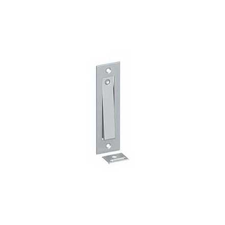 Deltana [PDB50U26D] Solid Brass Pocket Door Jamb Bolt - Brushed Chrome - 4 5/8&quot; L