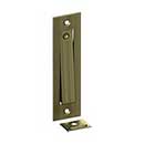 Deltana [PDB50U5] Solid Brass Pocket Door Jamb Bolt - Antique Brass - 4 5/8&quot; L