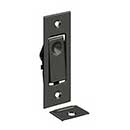 Deltana [PDB42U10B] Solid Brass Pocket Door Jamb Bolt - Oil Rubbed Bronze - 3" L