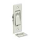 Deltana [PDB42U14] Solid Brass Pocket Door Jamb Bolt - Polished Nickel - 3&quot; L