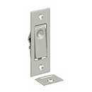 Deltana [PDB42U15] Solid Brass Pocket Door Jamb Bolt - Brushed Nickel - 3" L