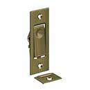 Deltana [PDB42U5] Solid Brass Pocket Door Jamb Bolt - Antique Brass - 3" L