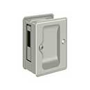 Deltana [SDAR325U15] Solid Brass Pocket Door Privacy Lock Receiver - Adjustable - Brushed Nickel - 3 1/4" L