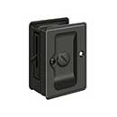 Deltana [SDLA325U10B] Solid Brass Pocket Door Privacy Lock - Adjustable - Oil Rubbed Bronze - 3 1/4" L