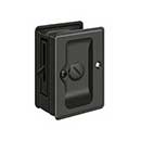 Deltana [SDLA325U10B] Solid Brass Pocket Door Privacy Lock - Adjustable - Oil Rubbed Bronze - 3 1/4&quot; L