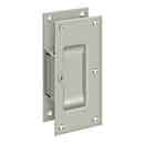 Deltana [SDP60U15] Solid Brass Pocket Door Passage Set - Brushed Nickel - 6" L