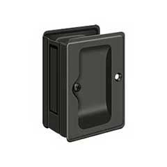 Deltana [SDPA325U10B] Solid Brass Pocket Door Passage Set - Adjustable - Oil Rubbed Bronze - 3 1/4&quot; L
