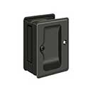 Deltana [SDPA325U10B] Solid Brass Pocket Door Passage Set - Adjustable - Oil Rubbed Bronze - 3 1/4" L