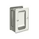 Deltana [SDPA325U14] Solid Brass Pocket Door Passage Set - Adjustable - Polished Nickel - 3 1/4" L
