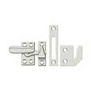 Deltana [CF066U14] Solid Brass Window Casement Fastener - Thumb Turn - Polished Nickel Finish - 2 1/4" L