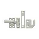 Deltana [CF066U15] Solid Brass Window Casement Fastener - Thumb Turn - Brushed Nickel Finish - 2 1/4" L