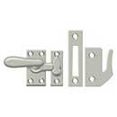 Deltana [CF66U15] Solid Brass Window Casement Fastener - Thumb Turn - Brushed Nickel Finish - 2 7/8" L