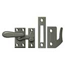 Deltana [CF66U15A] Solid Brass Window Casement Fastener - Thumb Turn - Antique Nickel Finish - 2 7/8" L