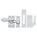 Deltana [CF66U26] Solid Brass Window Casement Fastener - Thumb Turn - Polished Chrome Finish - 2 7/8" L