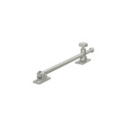 Deltana [CSA10U15] Solid Brass Window Casement Stay Adjuster - Knob - Brushed Nickel Finish - 10&quot; L