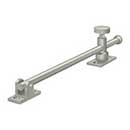 Deltana [CSA10U15] Solid Brass Window Casement Stay Adjuster - Knob - Brushed Nickel Finish - 10&quot; L