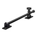 Deltana [CSA10U19] Solid Brass Window Casement Stay Adjuster - Knob - Paint Black Finish - 10" L