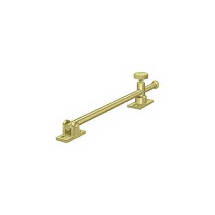 Deltana [CSA10U3] Solid Brass Window Casement Stay Adjuster - Knob - Polished Brass Finish - 10" L