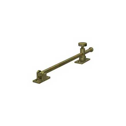 Deltana [CSA10U5] Solid Brass Window Casement Stay Adjuster - Knob - Antique Brass Finish - 10" L