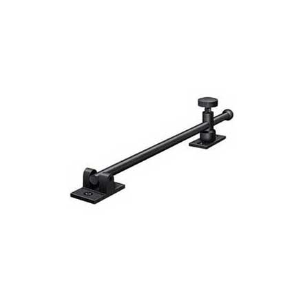 Deltana [CSA12HD19] Solid Brass Window Casement Stay Adjuster - Heavy Duty - Knob - Paint Black Finish - 12" L