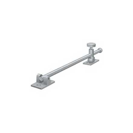 Deltana [CSA12HD26D] Solid Brass Window Casement Stay Adjuster - Heavy Duty - Knob - Brushed Chrome Finish - 12" L