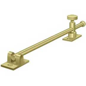 Deltana [CSA12HD3] Solid Brass Window Casement Stay Adjuster - Heavy Duty - Knob - Polished Brass Finish - 12" L