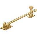 Deltana [CSA12HDCR003] Solid Brass Window Casement Stay Adjuster - Heavy Duty - Knob - Polished Brass (PVD) Finish - 12&quot; L