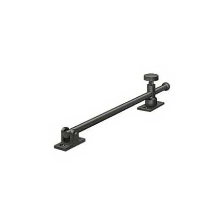 Deltana [CSA12U10B] Solid Brass Window Casement Stay Adjuster - Knob - Oil Rubbed Bronze Finish - 12&quot; L