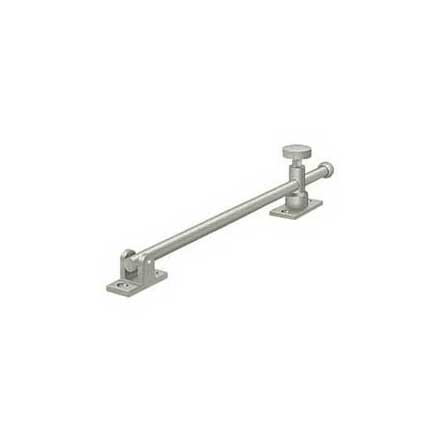 Deltana [CSA12U15] Solid Brass Window Casement Stay Adjuster - Knob - Brushed Nickel Finish - 12&quot; L