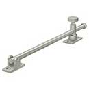 Deltana [CSA12U15] Solid Brass Window Casement Stay Adjuster - Knob - Brushed Nickel Finish - 12" L