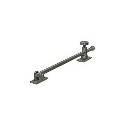 Deltana [CSA12U15A] Solid Brass Window Casement Stay Adjuster - Knob - Antique Nickel Finish - 12" L