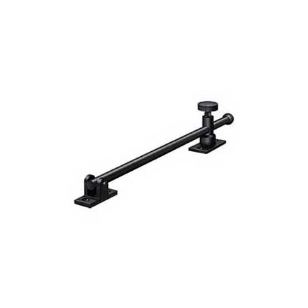 Deltana [CSA12U19] Solid Brass Window Casement Stay Adjuster - Knob - Paint Black Finish - 12" L