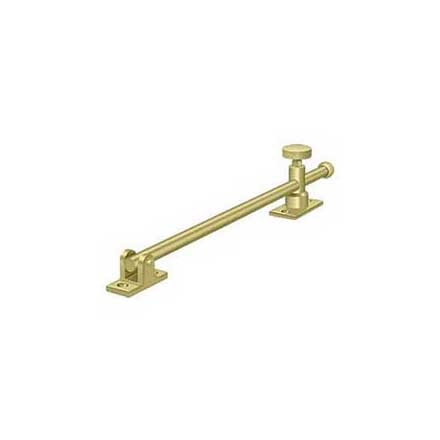 Deltana [CSA12U3] Solid Brass Window Casement Stay Adjuster - Knob - Polished Brass Finish - 12" L