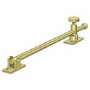 Deltana [CSA12U3] Solid Brass Window Casement Stay Adjuster - Knob - Polished Brass Finish - 12" L