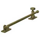 Deltana [CSA12U5] Solid Brass Window Casement Stay Adjuster - Knob - Antique Brass Finish - 12" L