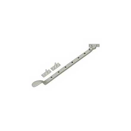Deltana [CSA13U15] Solid Brass Window Casement Stay Adjuster - Colonial - Brushed Nickel Finish - 13" L