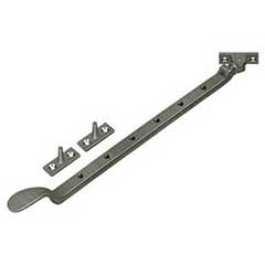 Deltana [CSA13U15A] Solid Brass Window Casement Stay Adjuster - Colonial - Antique Nickel Finish - 13&quot; L
