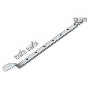 Deltana [CSA13U26] Solid Brass Window Casement Stay Adjuster - Colonial - Polished Chrome Finish - 13" L
