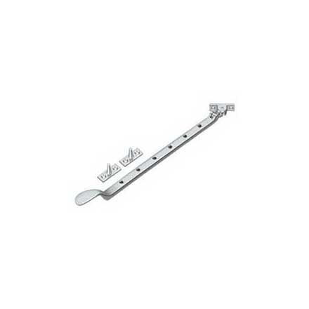 Deltana [CSA13U26] Solid Brass Window Casement Stay Adjuster - Colonial - Polished Chrome Finish - 13" L