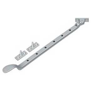 Deltana [CSA13U26D] Solid Brass Window Casement Stay Adjuster - Colonial - Brushed Chrome Finish - 13" L