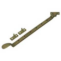 Deltana [CSA13U5] Solid Brass Window Casement Stay Adjuster - Colonial - Antique Brass Finish - 13&quot; L
