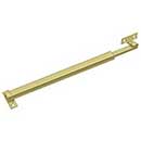 Deltana [FCA12U3] Solid Brass Window Casement Stay Adjuster - Tension - Polished Brass Finish - 12&quot; L