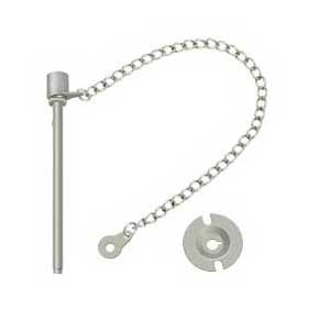 Deltana [WDP30U15] Steel Window Door Pin Lock - Brushed Nickel Finish - 3" L