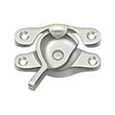 Deltana [WL07U14] Solid Brass Window Sash Lock - Polished Nickel Finish - 2 1/2&quot; L