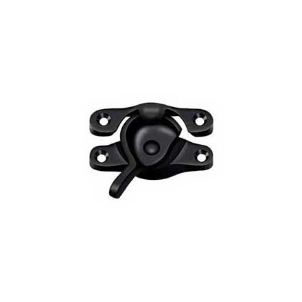 Deltana [WL07U19] Solid Brass Window Sash Lock - Paint Black Finish - 2 1/2" L