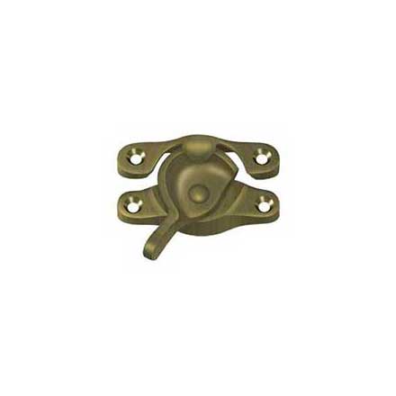 Deltana [WL07U5] Solid Brass Window Sash Lock - Antique Brass Finish - 2 1/2&quot; L