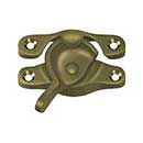 Deltana [WL07U5] Solid Brass Window Sash Lock - Antique Brass Finish - 2 1/2" L