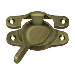 Deltana [WLS9U5] Solid Brass Window Sash Lock - Antique Brass Finish - 2 3/4" L