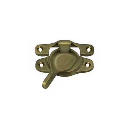 Deltana [WLS9U5] Solid Brass Window Sash Lock - Antique Brass Finish - 2 3/4&quot; L