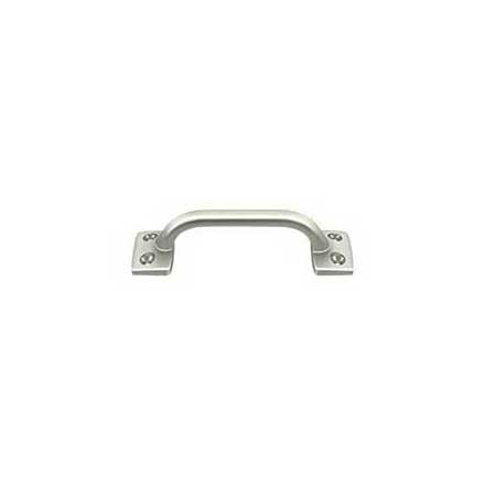 Deltana [WP026U14] Solid Brass Window Sash Pull - Utility - Polished Nickel Finish - 4&quot; L